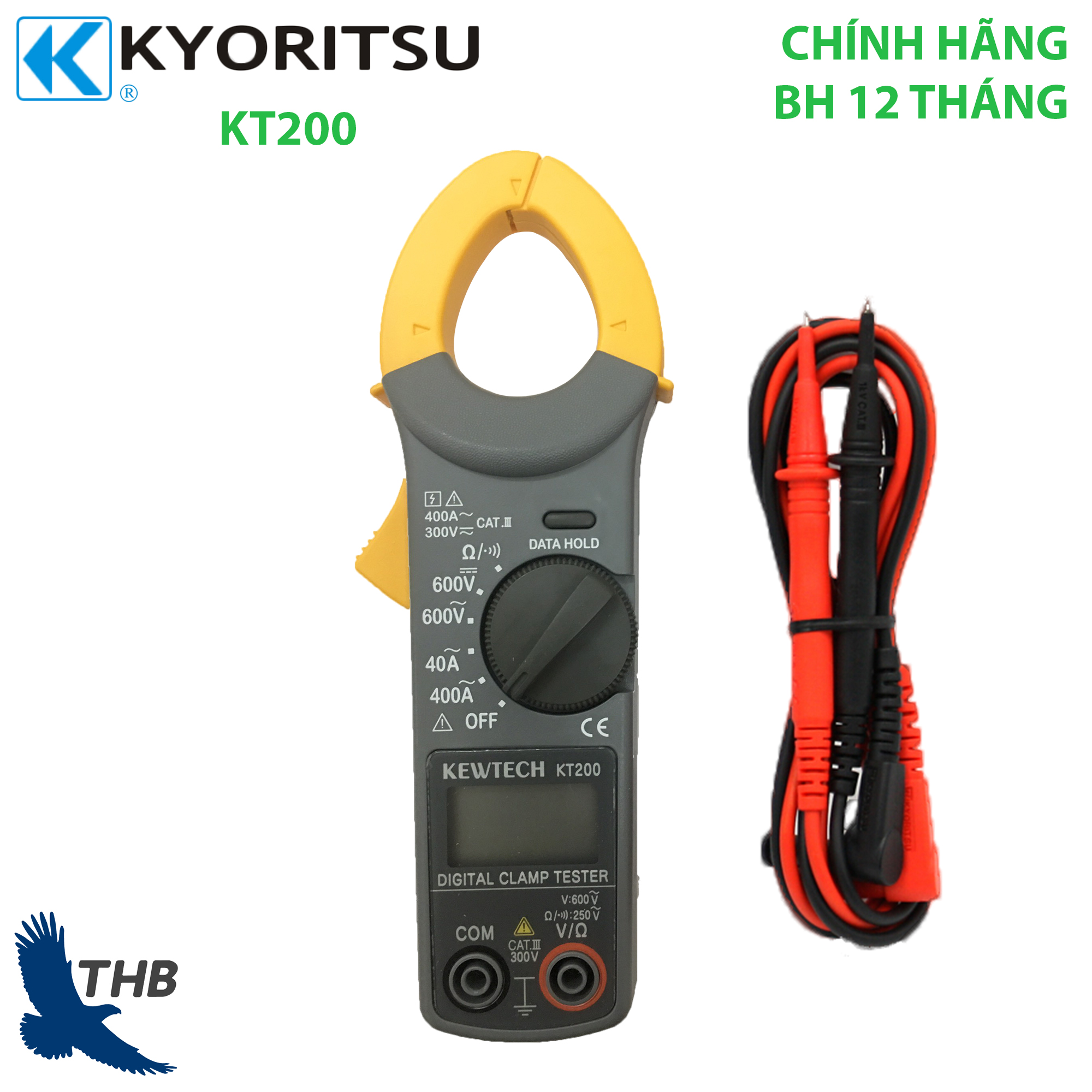 Ampe kìm Kewtech Kyoritsu KT200