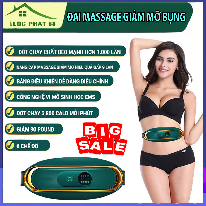Máy massage bụng, máy massage bụng giảm mỡ, đai massage giảm mỡ bụng cao cấp,rung nóng giảm mỡ bụng, đánh tan mỡ bụng giảm mỡ hiệu quả, đai mát xa giảm mỡ bụng, máy mát xa giảm mỡ bụng - Bảo Hành 12 Tháng