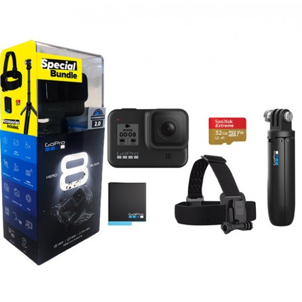 Máy quay gopro hero 8 bundle holiday fpt phân phối
