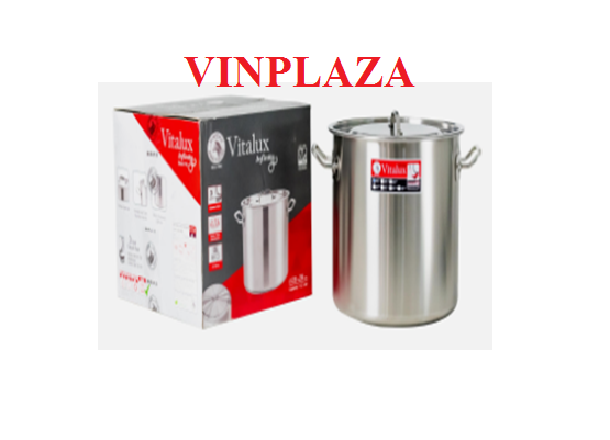 [HCM]Nồi hầm Inox Vitalux Infinity 3 đáy nắp Inox 40x40cm 50.2L - 171342