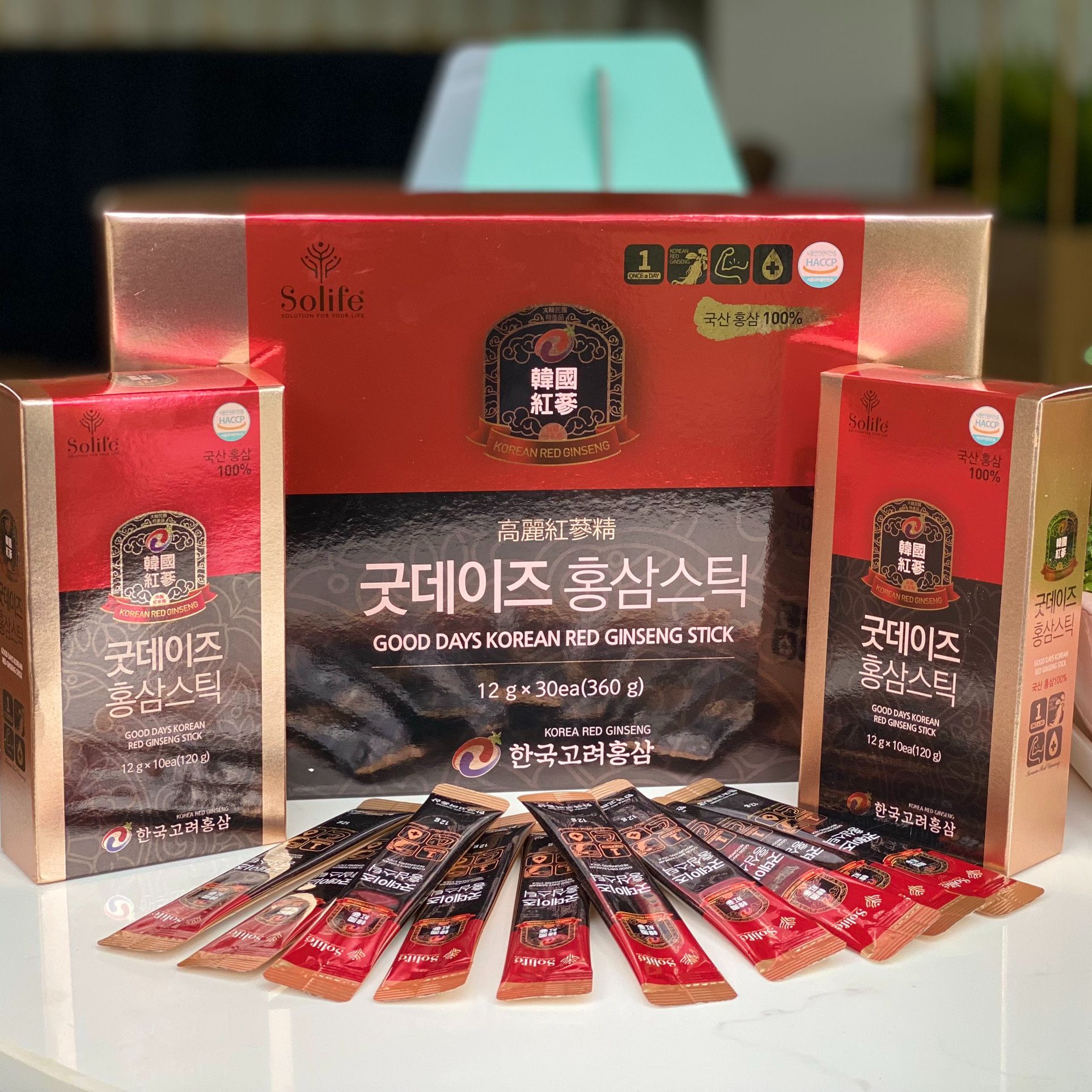 Tinh chất hồng sâm Hàn Quốc cô đặc pha sẵn Good Days 30 gói
