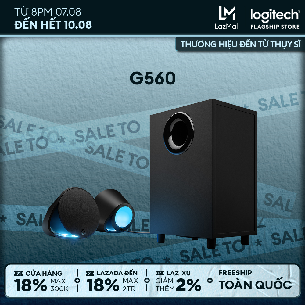 Loa chơi game máy tính logitech g560 lightsync
