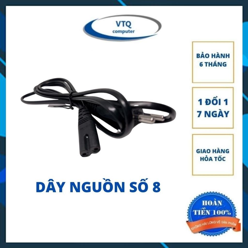 Dây nguồn zin số 8,dây nguồn 2 pin dài 1M 1.5M loại tốt 2 chấu.vtq.computer