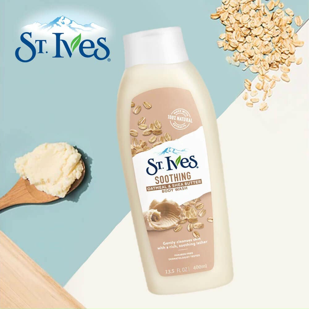 Sữa tắm st.ives yến mạch & bơ 400ml của mỹ