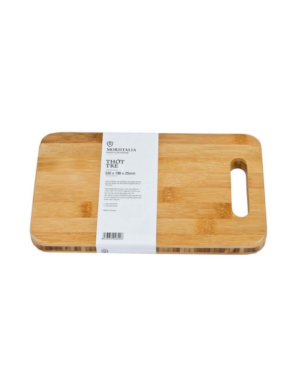 Thớt tre 32x19x2.5cm mori - 8006