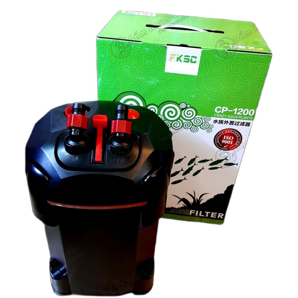 Lọc Thùng FKSC CP-1200 | Máy Lọc Ngoài Thế Hệ Mới Cho Bể Cá Thủy Sinh [bảo hành 1 năm]