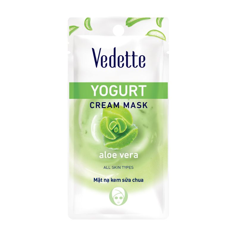 Mặt nạ giấy sữa chua vedette nha đam 22ml