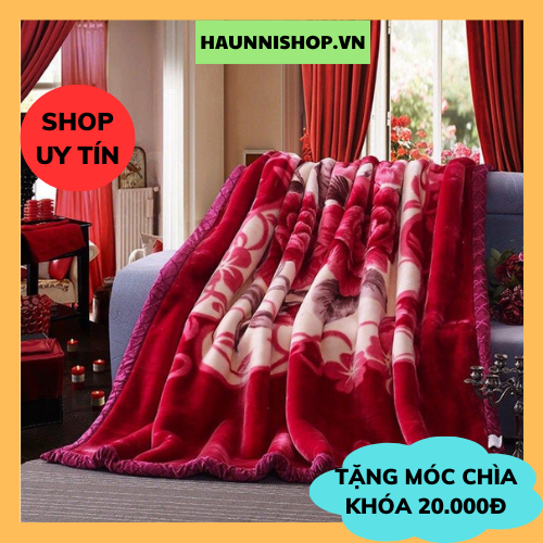 Chăn Lông Tuyết Thái Sịn, Chăn Mền Mùa Đông Khổ Rộng Loại 2Kg, 3Kg, 4Kg, 5Kg Size 1.7mx2m, 2mx2m3 -