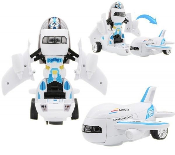 Đồ Chơi Máy Bay Biến Hình Thành Robot có Phát Nhạc