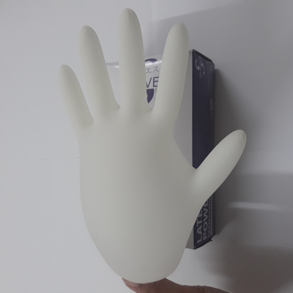 Găng tay y tế latex có bột Sglove Thái Lan hộp 100 chiếc màu trắng