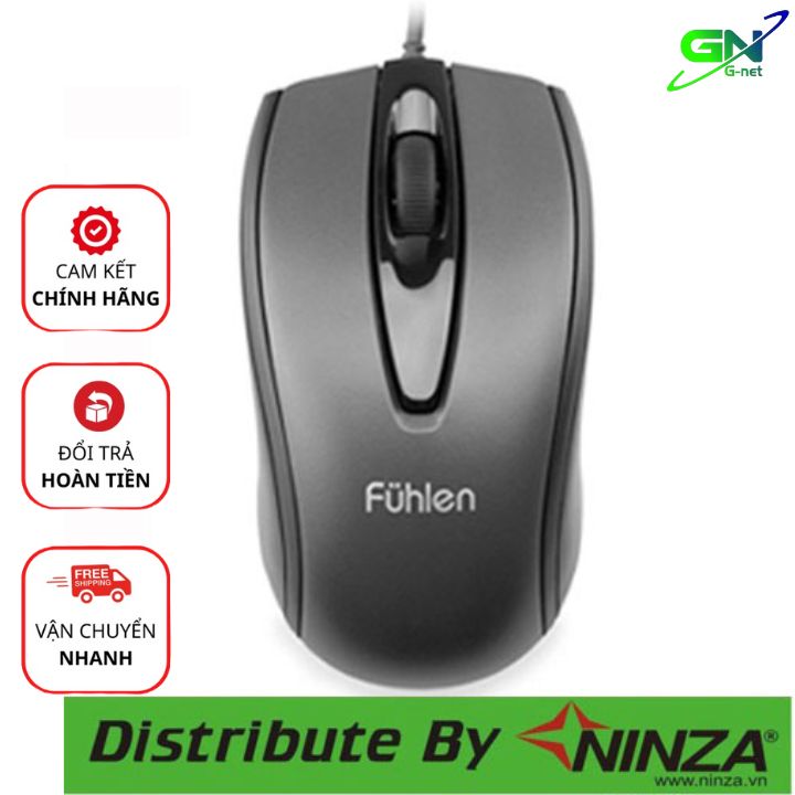 Chuột máy tính có dây Fuhlen L102 chính hãng tem ninza