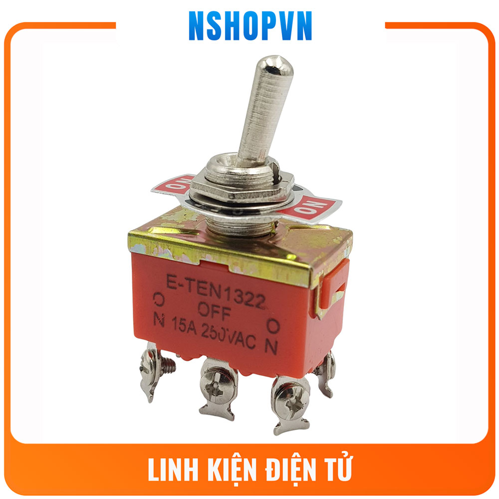 Công tắc gạt 6 chân 3 trạng thái E-TEN1322