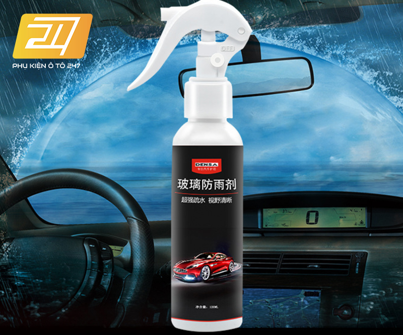 [ Tặng vòi xịt]Bình xịt nano chống nước mưa gương chiếu hậu và kính lái Ô tô Desa dung tích 120ml. Chống bám nước mưa an toàn, hiệu quả. Tặng kèm khăn vệ sinh gương và kính xe
