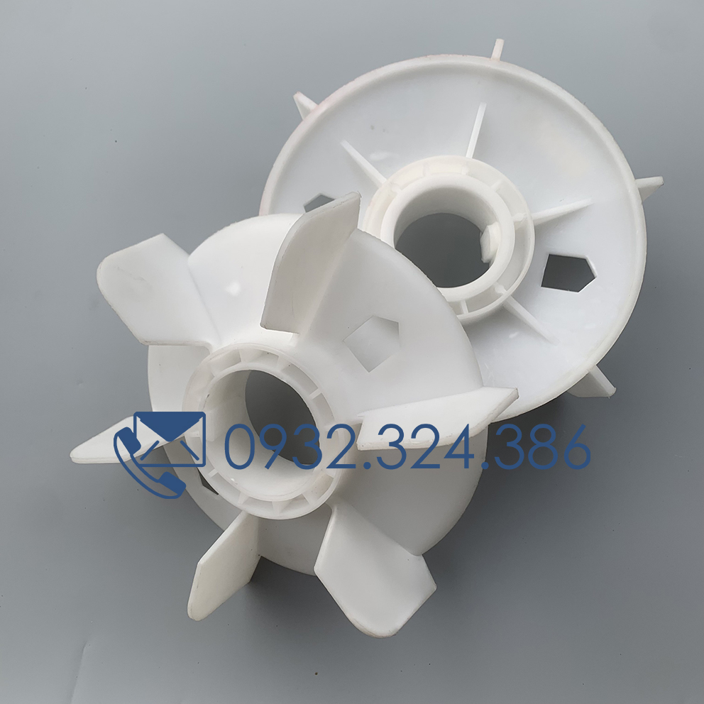 Cánh quạt làm mát động cơ Y200-2 đường kính lỗ trục 58mm