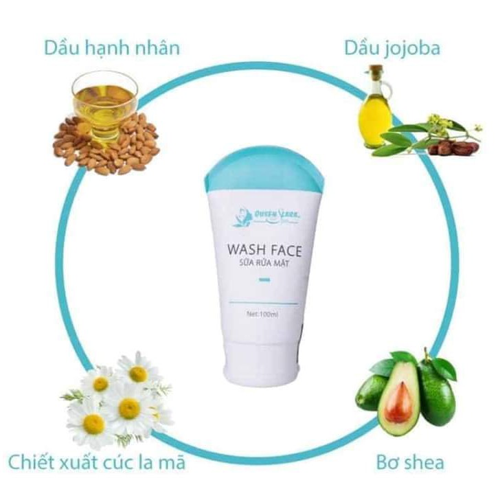 Sữa rửa mặt wash face quyên lara chính hãng