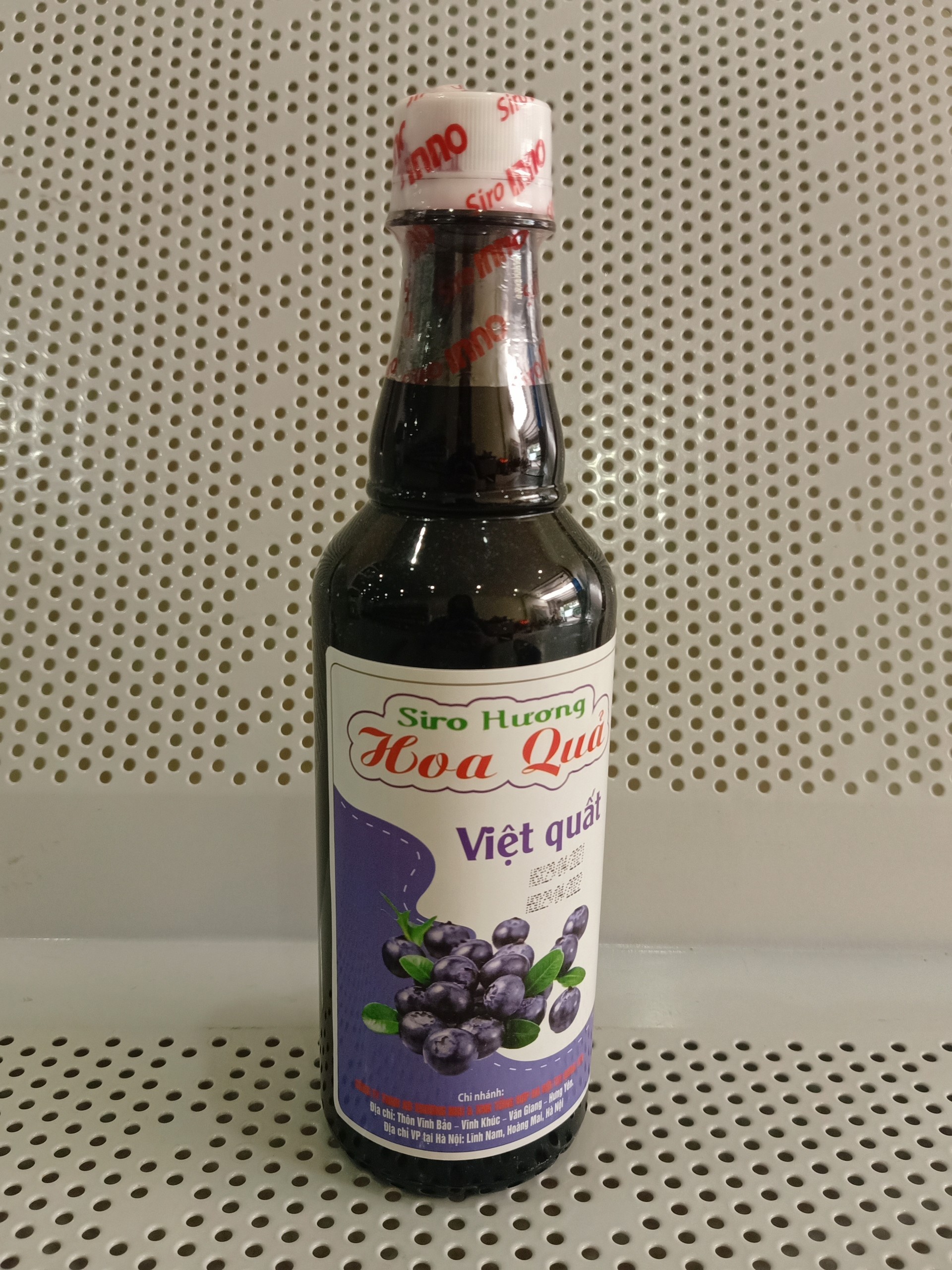 Siro hoa quả vị Việt quất 600ml