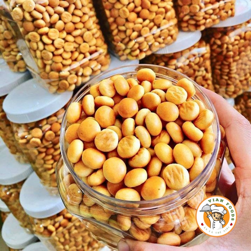 Bánh hạt ngọc lon 250gr- đồ ăn vặt