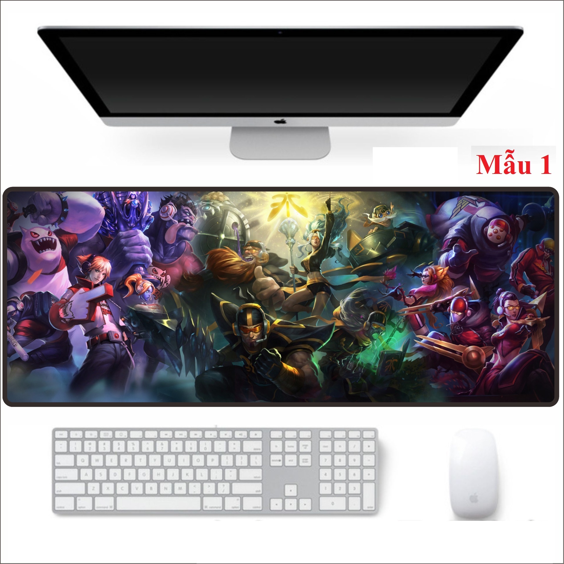 Bàn di chuột đại, tấm lót chuột gaming đại cỡ lớn hình ảnh hoạt hình