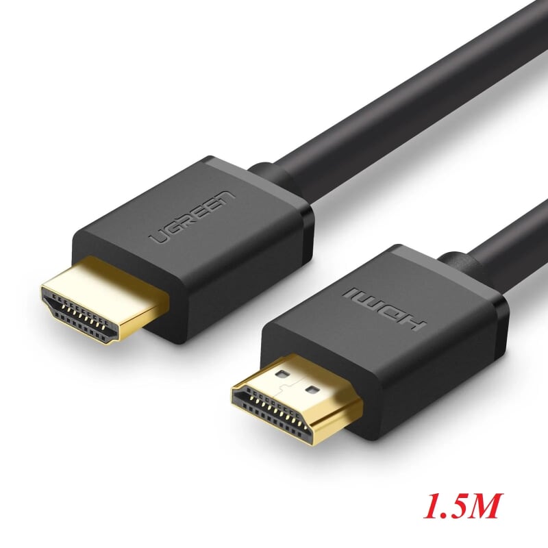 Ugreen 60820 1.5m v2.0 cáp hdmi thuần đồng màu đen 19+1 hd104