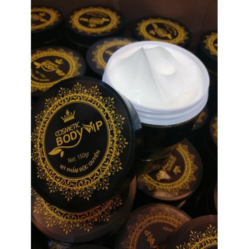 [SỈ-LẺ] COMBO 5 Kem dưỡng trắng da toàn thân BODY VIP KEM BODY VIP COSMETIC - GIÚP DƯỠNG TRẮNG DA DÀNH CHO BODY  Dưỡng trắng mịn cực nhanh.  Da trắng mặc gì cũng đẹp  Thẩm thấu cực nhanh, không bị bết rích