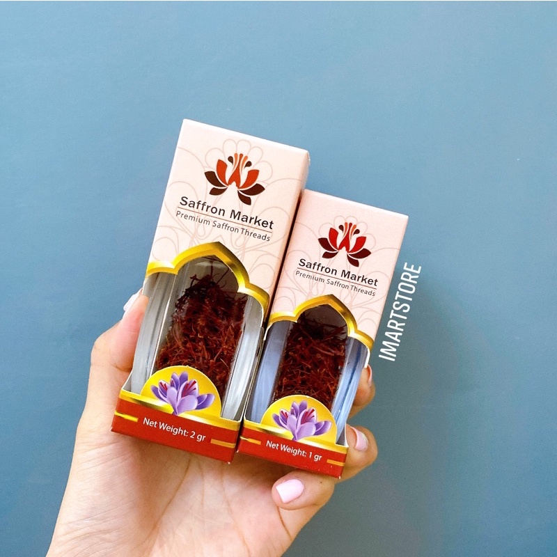Nhụy hoa nghệ tây úc saffron market làm đẹp da tăng cường sức khỏe 1gr và 2gr