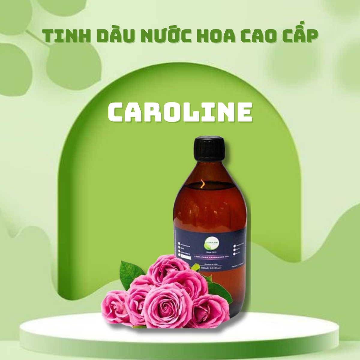 Tinh dầu nước hoa caroline 500ml/1000ml tinh dầu xông thơm phòng, khử mùì cực hiệu quả - cam kết chính hãng