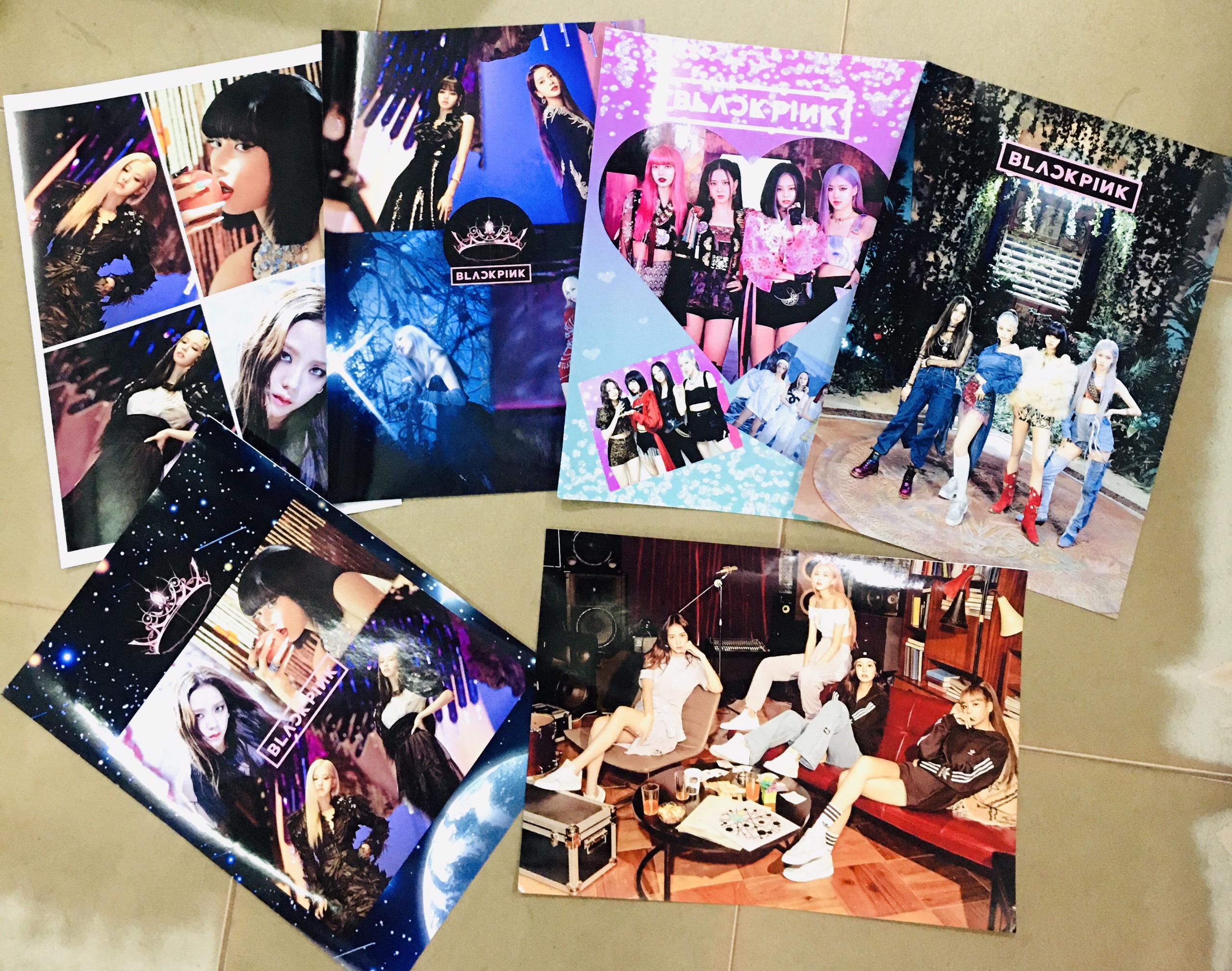Tranh Poster SET 3 đến 5 tấm BlackPink 21cmx30cm ảnh khác nhau