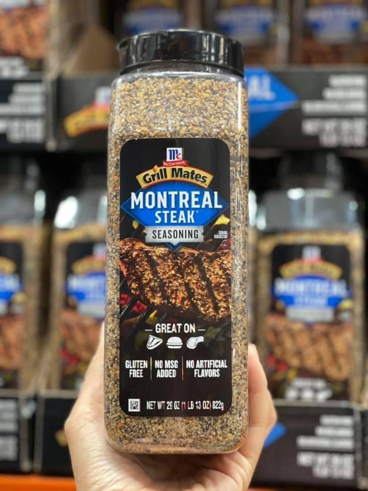 Gia vị ướp steak Grill Mates Montreal Steak 822g của Mỹ