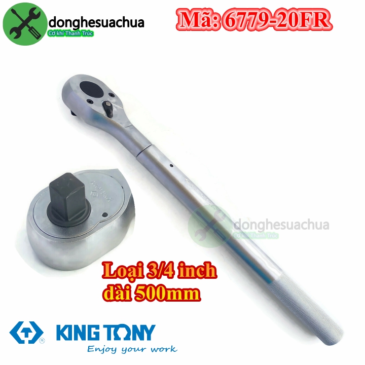 Cần siết tự động 3/4 kingtony 6779-20fr dài 500mm