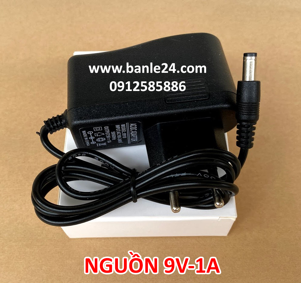 Nguồn DC 9V-1A dành cho các thiết bị điện tử