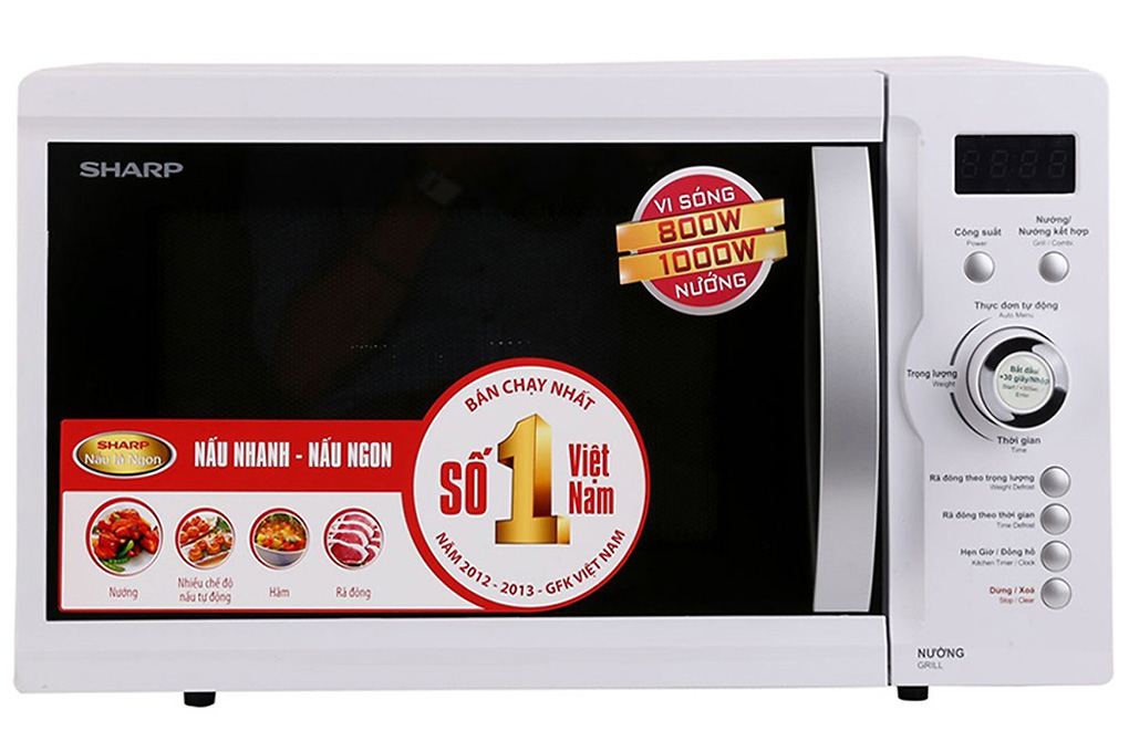 Lò vi sóng có nướng sharp r-g623vn - 23 lít - hàng chính hãng