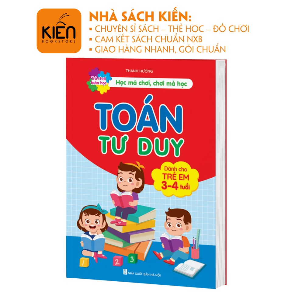 Sách - toán tư duy cho trẻ từ 3-4 tuổi - nhà sách kiến