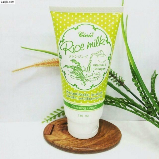 [HCM]Sữa Rửa Mặt Gạo Thái Lan Civic Rice Milk 180ml