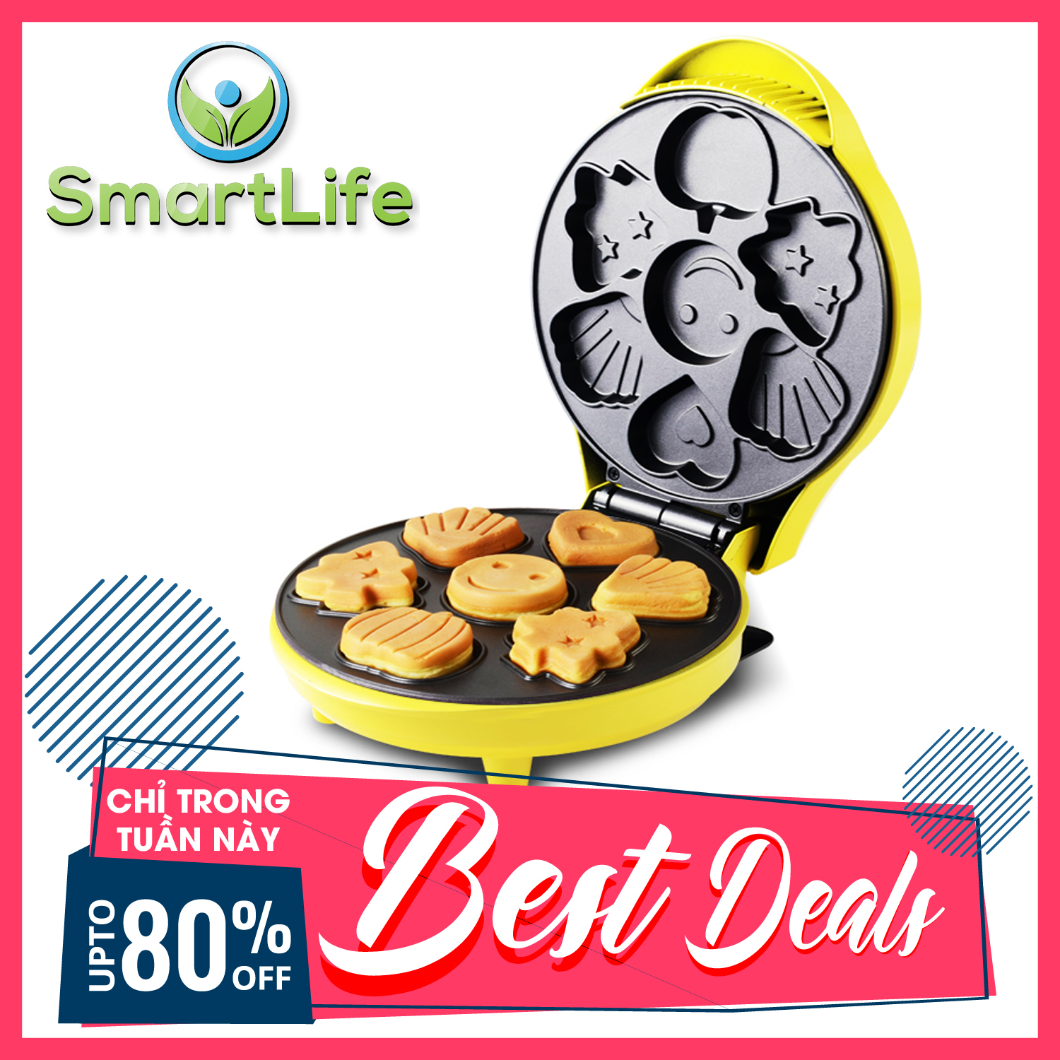 [HCM]Khuôn làm bánh bông lan hình thúmáy làm bánh nướng hình thúMáy nướng bánh bông lan gia lo nuongMáy nướng bánh mini bằng điện cao cấp với khuôn bánh ngộ nghĩnh