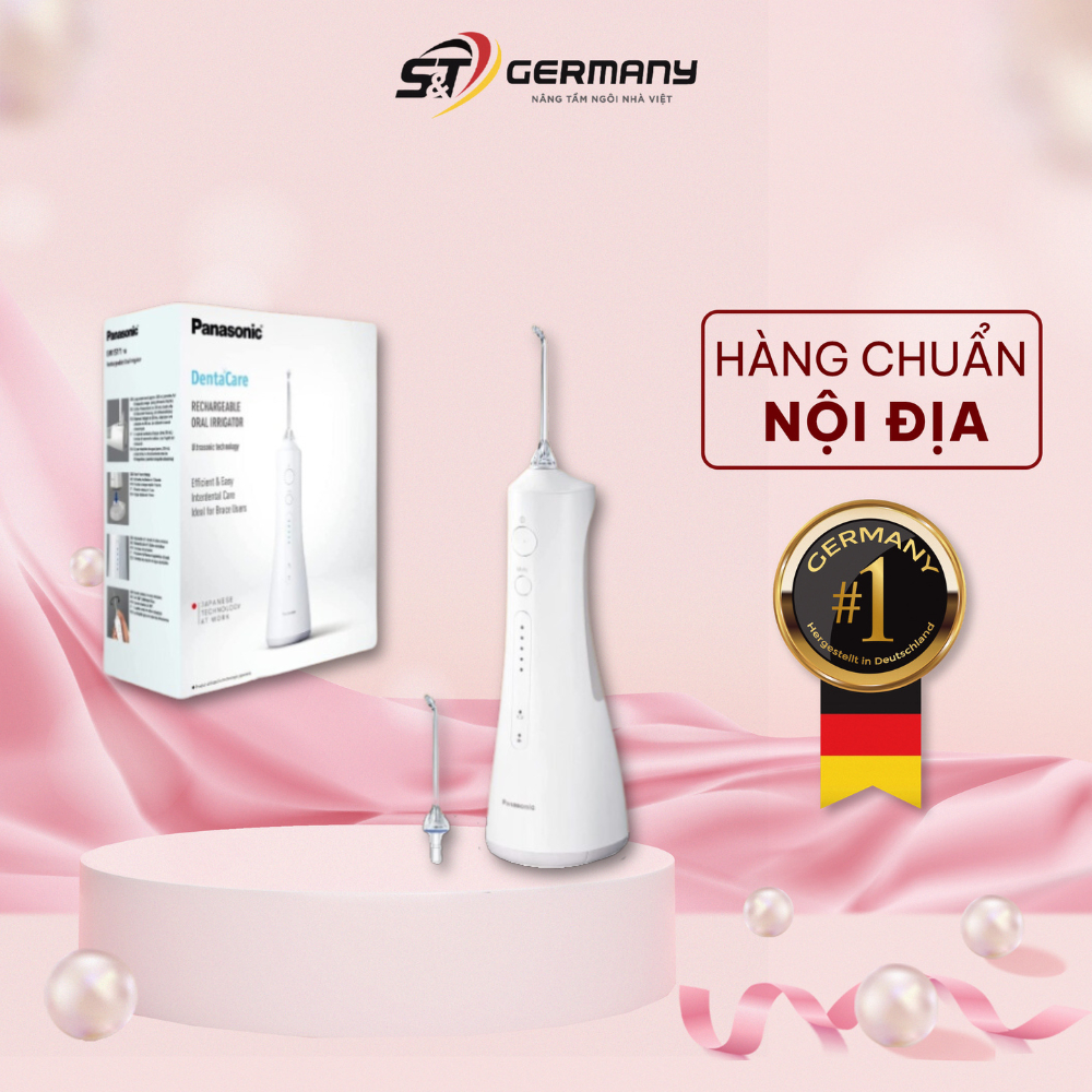 Tăm nước, máy tăm Nước Panasonic chính hãng cao cấp cầm tay tiện lợi nội địa Đức Ew1511 GSTBeauty 360017