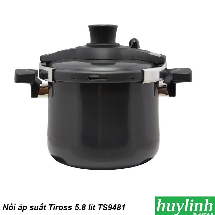 Nồi áp suất tiross ts9481 - 5.8 lít - made in hàn quốc