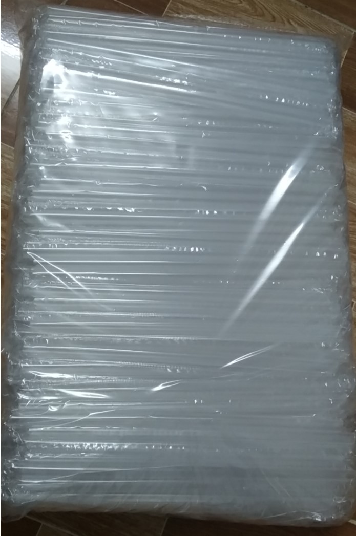Ống hút trong - phi 12 có màng bọc -túi 500g
