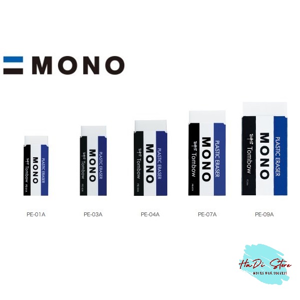 Gôm tẩy tombow mono pe các loại
