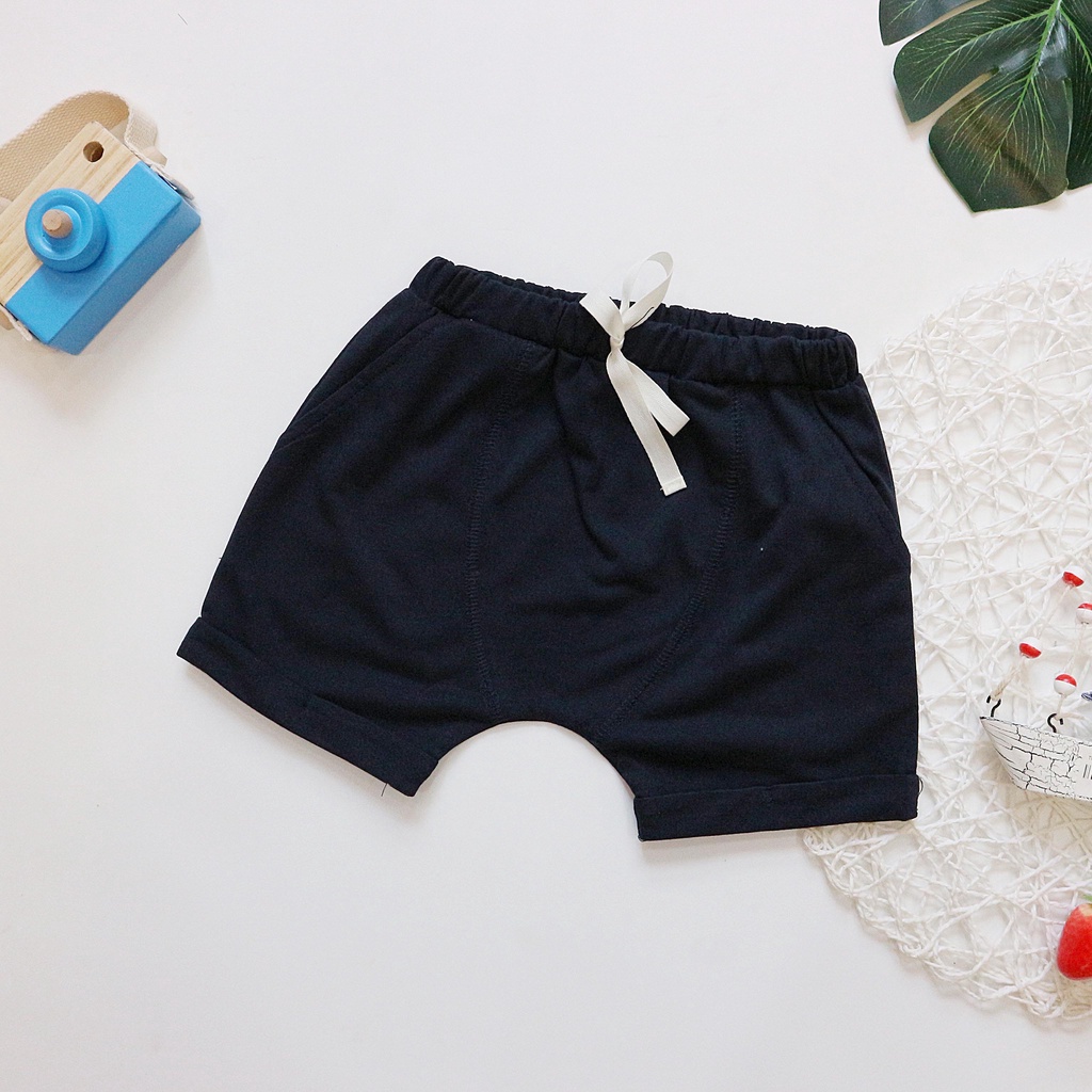Quần đùi short thun cho bé trai, quần thun trẻ em cho bé size từ 5-20kg