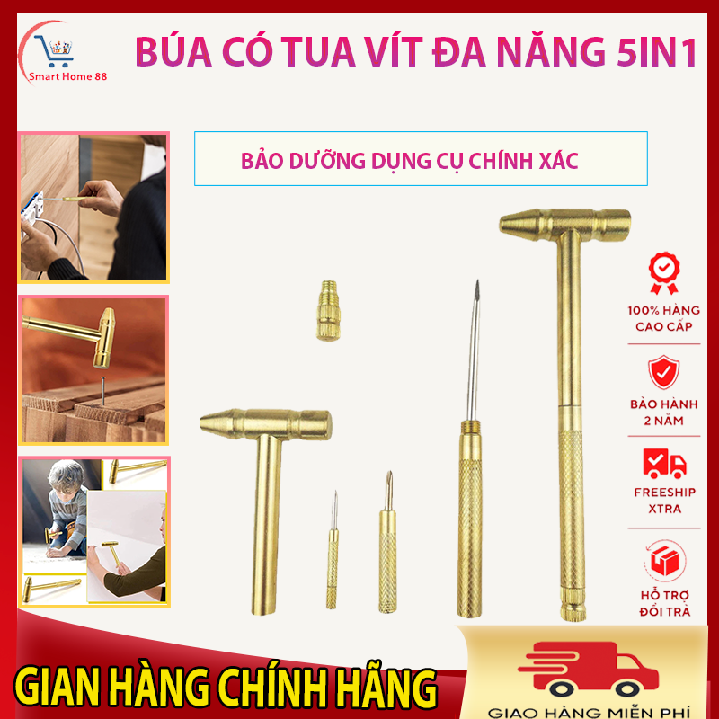 Búa tua vít đăng năng 6in1, búa đóng đinh đa năng, bộ dụng cụ tua vít sửa chữa 6 món có búa cao cấp, búa đồng mini đă năng, tua vít tháo laptop, bộ tua vít sửa chữa điện thoại, bộ tua vít nhỏ mini, tua vít sửa iphone, nhỏ gọn