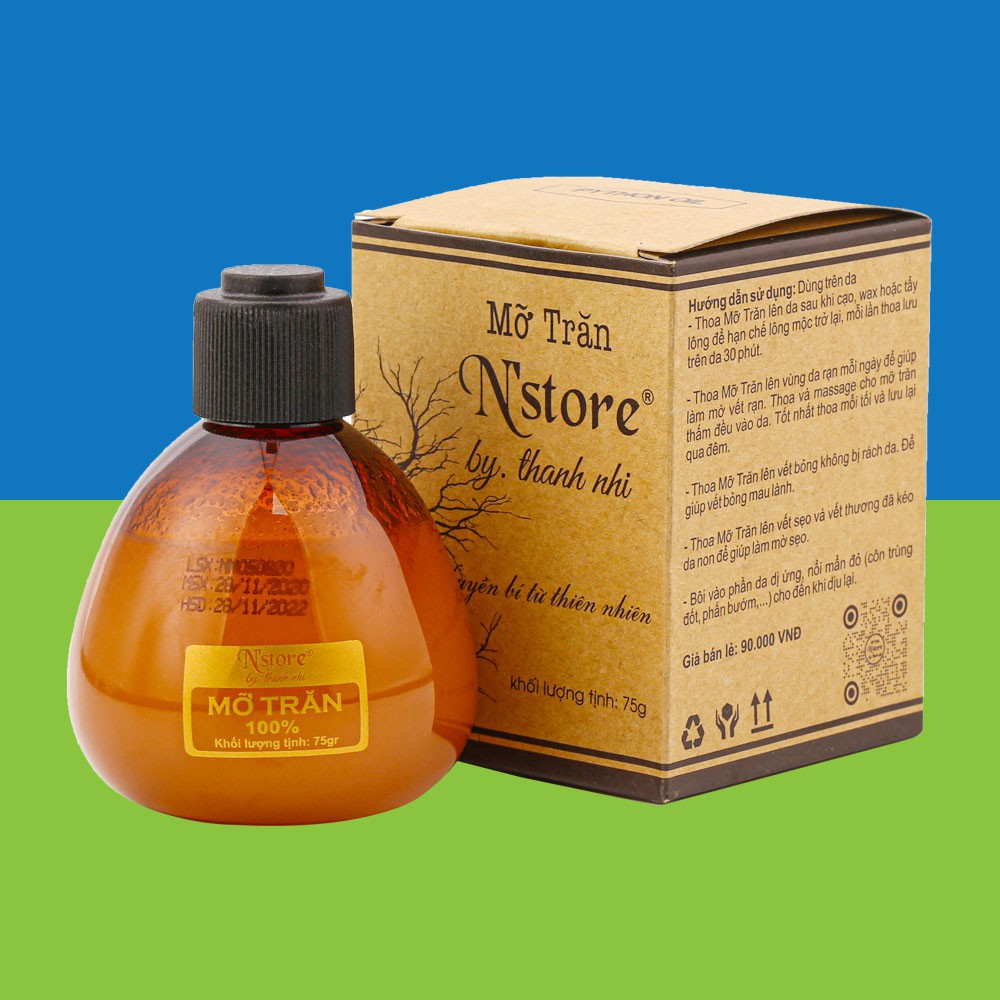 [HCM]Mỡ trăn triệt lông Nstore 90ml mỡ trăn triệt lông vĩnh viễn - MNC