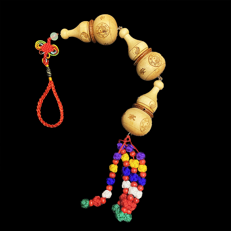 Hồ lô hoà hợp - gỗ đào tự nhiên