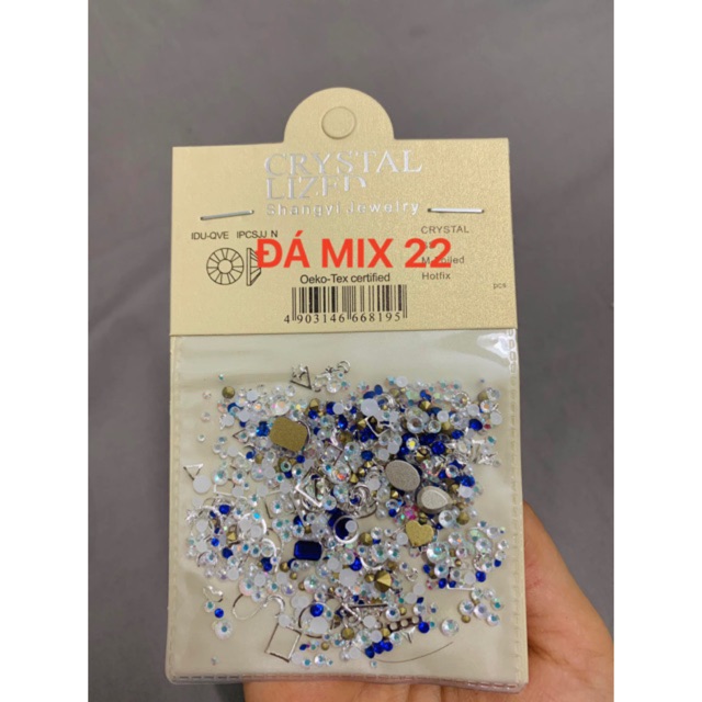 Bịch đá mix trang trí móng
