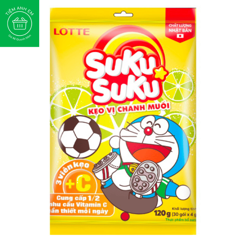 Kẹo vị chanh muối Suku Suku gói 120g