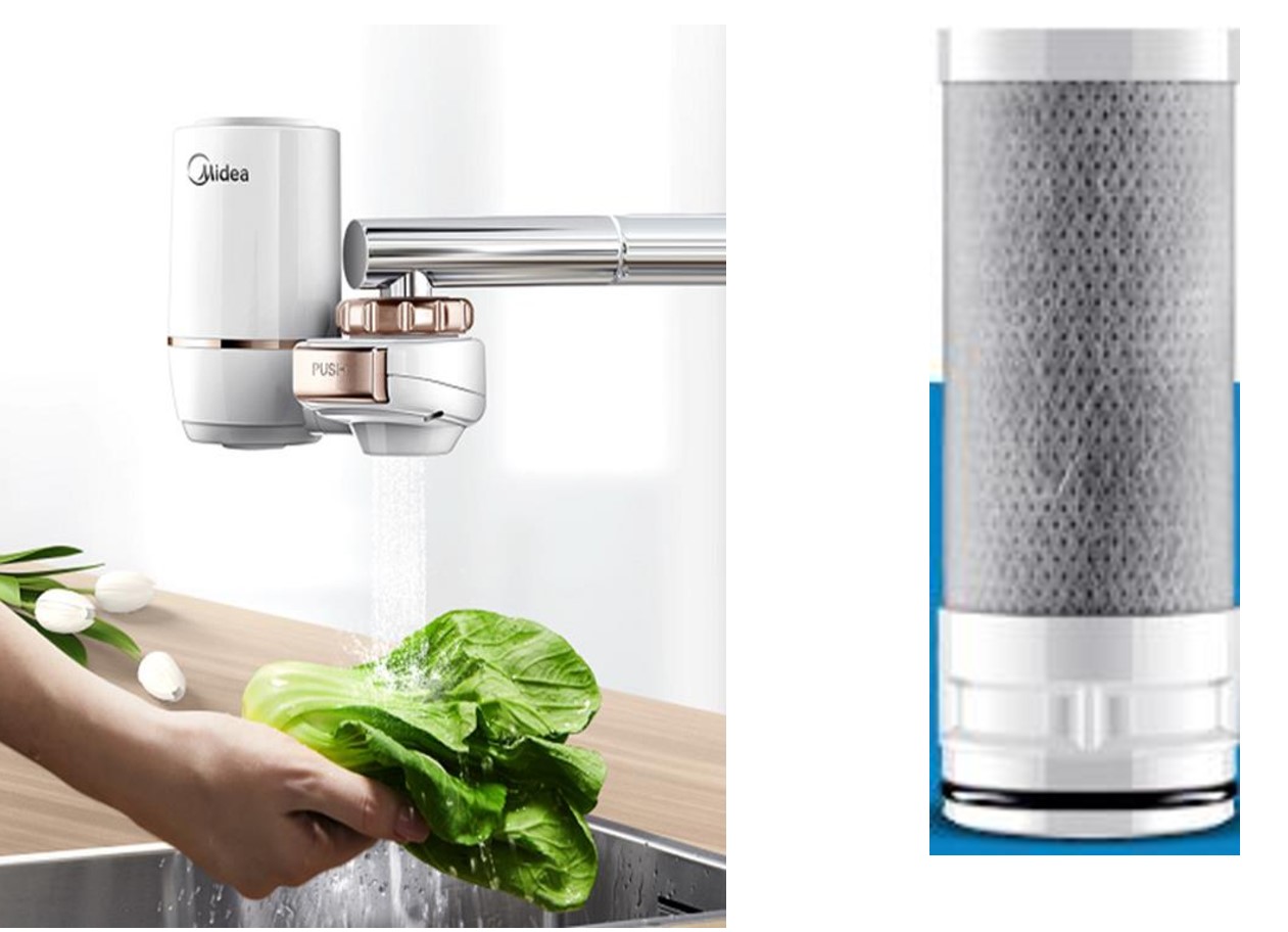 Lõi thay thế cho lọc tài vòi Midea cho model MC122-2