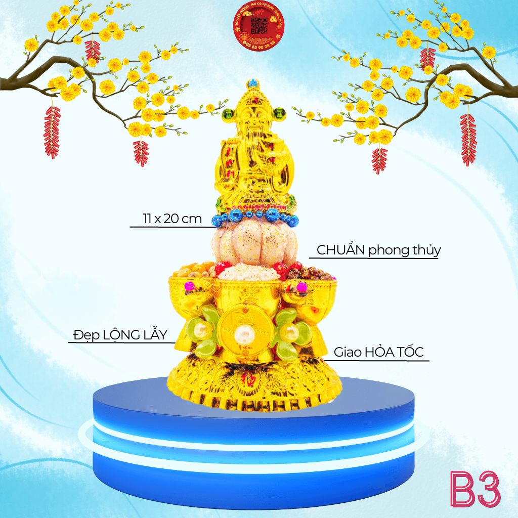 Bông Tỏi Ông Địa Ngũ Hành Thần Tài - TỎI CÁT TƯỜNG