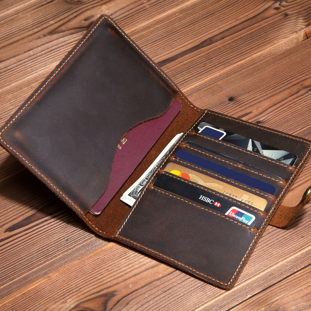 [HCM]Bao da passport,túi passport, ví đựng hộ chiếu da bò handmade - Zachi
