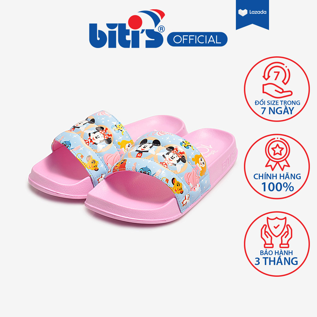 Dép eva phun bé gái biti's disney beg000997tim