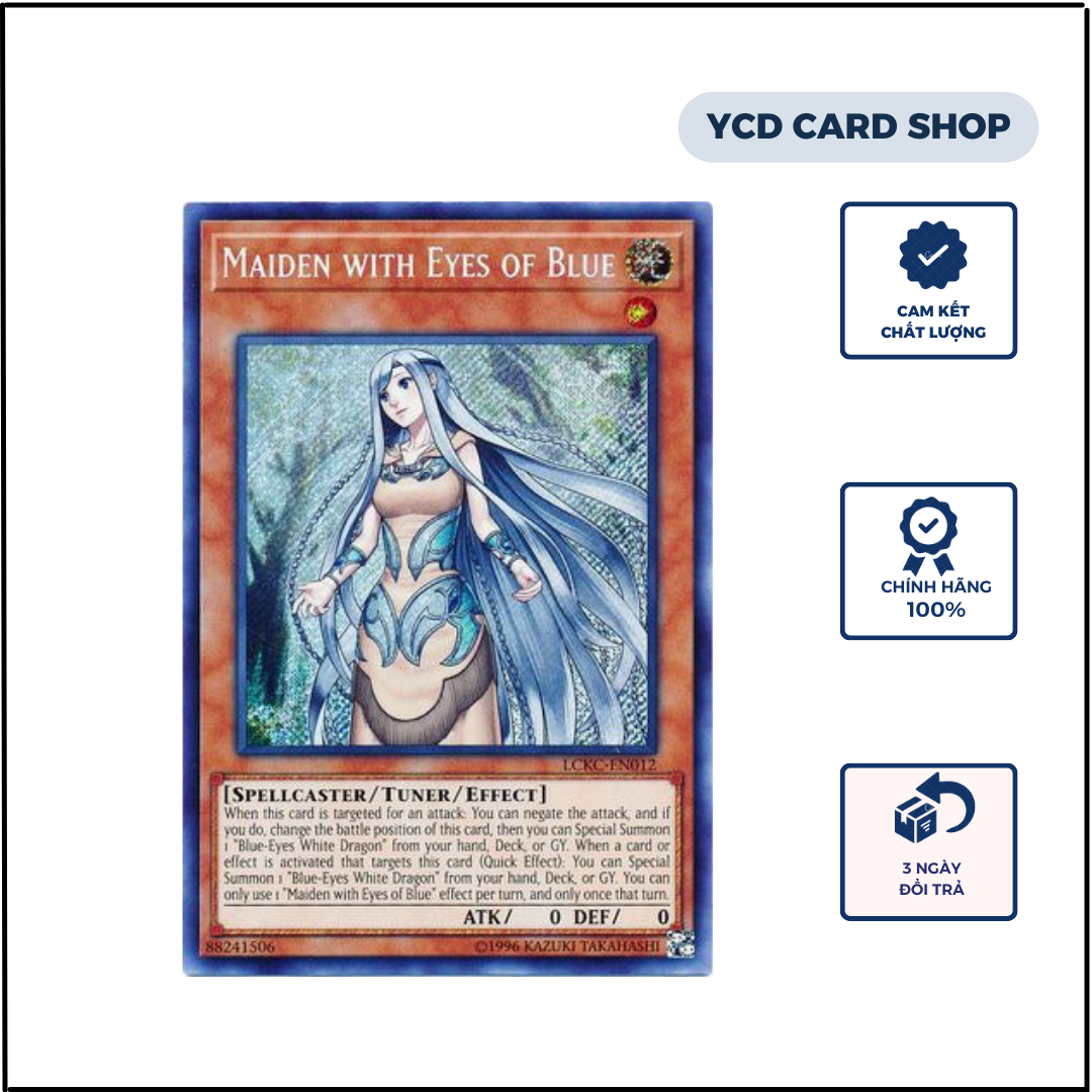 YCD Shop Thẻ bài Yugioh chính hãng Maiden With Eyes Of Blue Secret rare