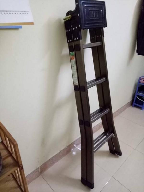 Thang nhôm chữ A cao 1m